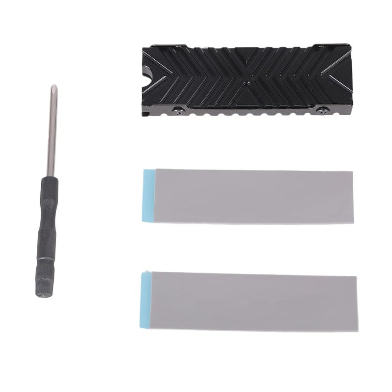 ordinarYone Drive NVMe Heat Sink Heatsink 2280 Hard Disk Aluminum Heat Sink Thermal Pad for PCIE 2280 Drive Cooling - Image 1