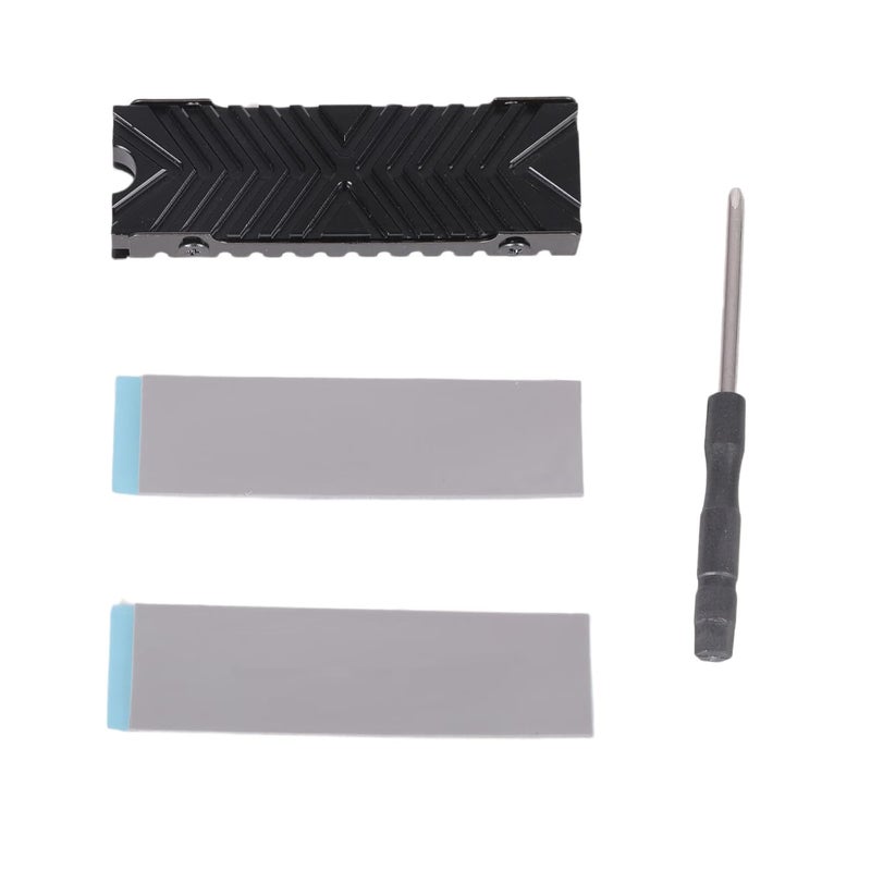 ordinarYone Drive NVMe Heat Sink Heatsink 2280 Hard Disk Aluminum Heat Sink Thermal Pad for PCIE 2280 Drive Cooling - Image 3