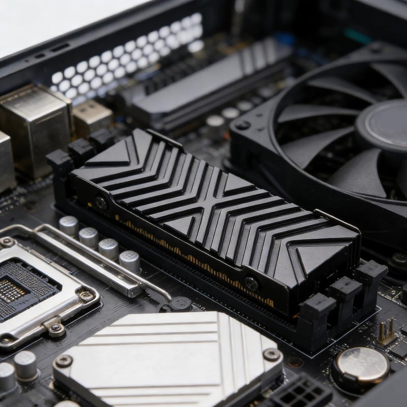 ordinarYone Drive NVMe Heat Sink Heatsink 2280 Hard Disk Aluminum Heat Sink Thermal Pad for PCIE 2280 Drive Cooling - Image 2
