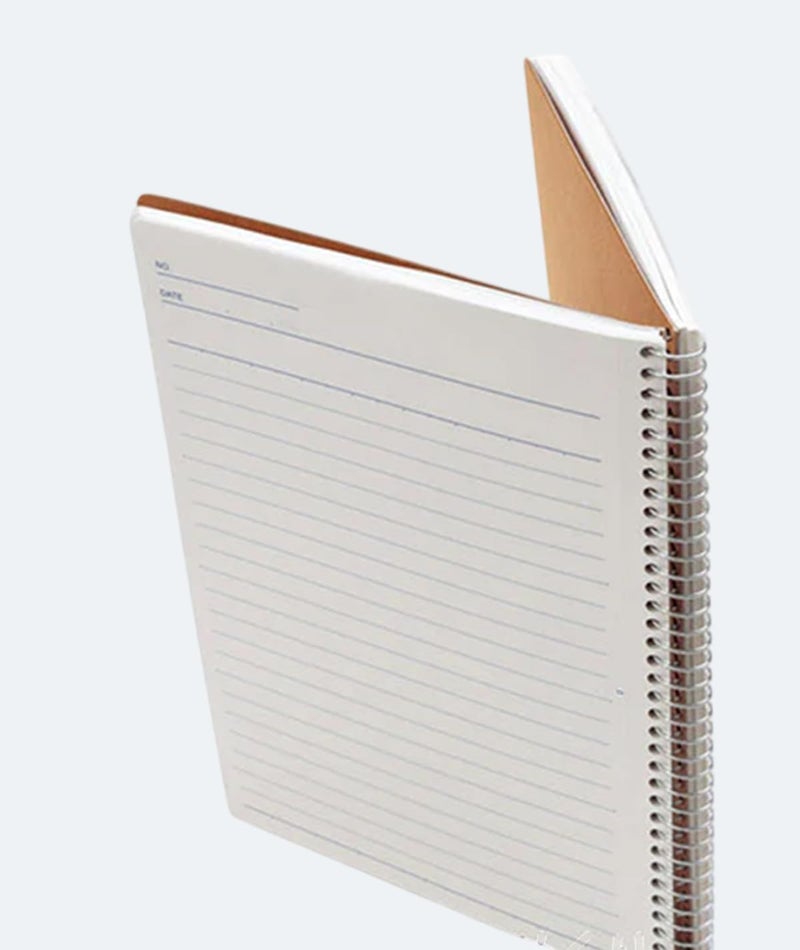 Maruman SPIRAL NOTE BASIC 8.58 x 11.69 inches (A4) after detached, 5mm-squared, 80 Sheets (N245ES) - Image 4