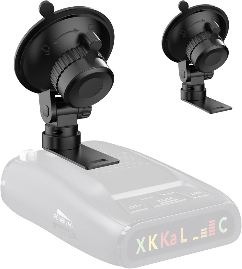 xsaaczm Radar Detector Mount - Car Windshield & Dashboard Suction Cup Bracket for Uniden Models - Image 1