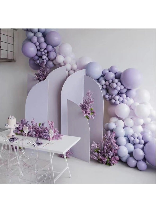 Zeemey 134-pcs Purple Latex Decorative Balloon Arch Garland Set - Perfect for Graduation Baby Shower Wedding Birthday Bachelorette Party - Image 4