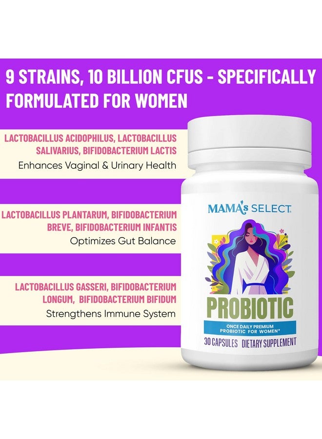 Mama's Select Prenatal Probiotics for Pregnant Women - Pregnancy, Postnatal & Postpartum Support - Aids Lactation, Breastfeeding, Digestion, Morning Sickness, Baby Microbiome - 30 Capsules - Image 4