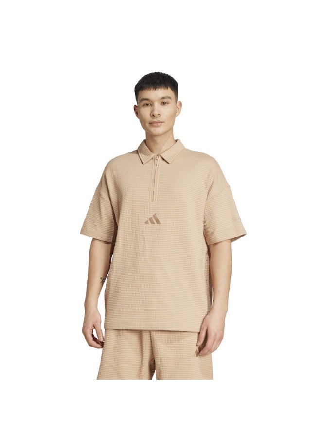 Adidas Adidas M A Szn M Polo Brown Polo Shirt (Short Sleeve) Polo Shirts For Men - Image 2