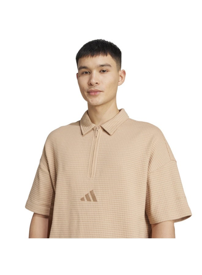 Adidas Adidas M A Szn M Polo Brown Polo Shirt (Short Sleeve) Polo Shirts For Men - Image 5
