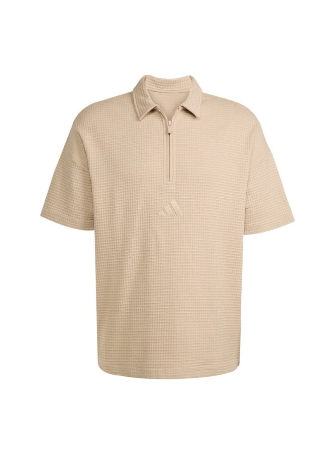 Adidas Adidas M A Szn M Polo Brown Polo Shirt (Short Sleeve) Polo Shirts For Men - Image 1