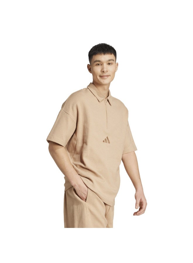 Adidas Adidas M A Szn M Polo Brown Polo Shirt (Short Sleeve) Polo Shirts For Men - Image 4