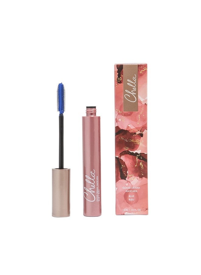 Chella Good Drama Vegan Mascara 0.33 Fl. Oz (Blue) - Image 1