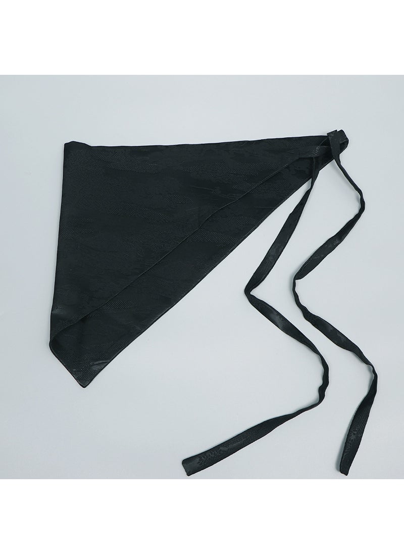 Generic Y2K Fashion Triangle Scarf Belt Tassel Design Womens Waist Cincher white  - Image 5