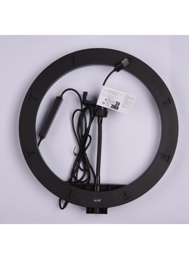 12" LED Ring Light with Tripod Stand & Phone Holder – 177cm Tall, USB Powered, 40 RGB Modes & 13 Brightness Levels – Ideal for Makeup, YouTube, TikTok