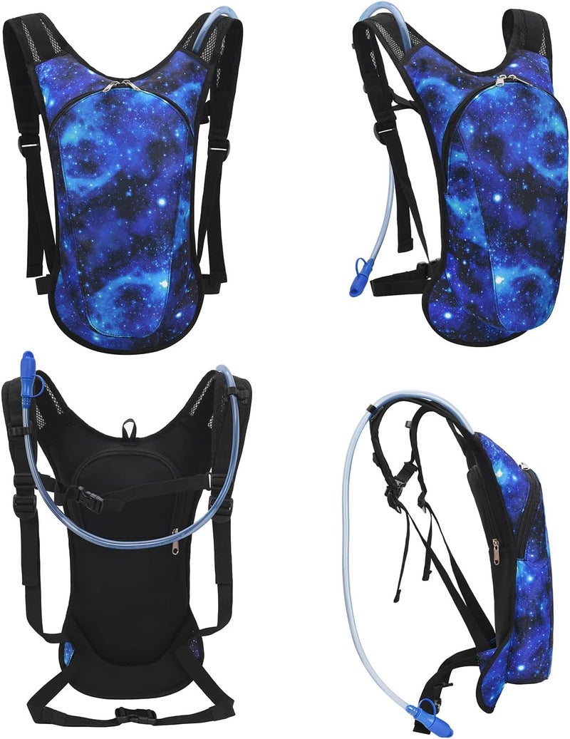 Roptat Hydration Backpack Pack with 2L Hydration Bladder - Lightweight Water Backpack Water Pouch for Women Men Running Riding Biking Music Festival - Image 5