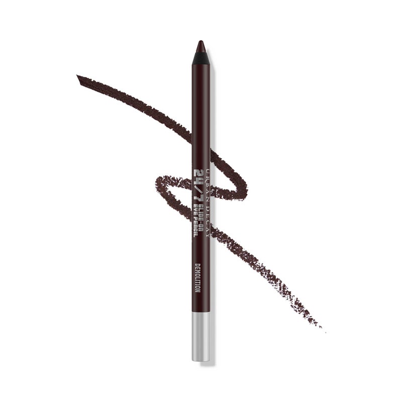 URBAN DECAY 24/7 Glide-On Waterproof Eyeliner Pencil - Smudge-Proof, Long-Lasting, Transfer-Proof, Up to 16HR Wear, Smooth No-Tug Formula, Demolition (Matte Deep Brown) - 0.04 oz - Image 1