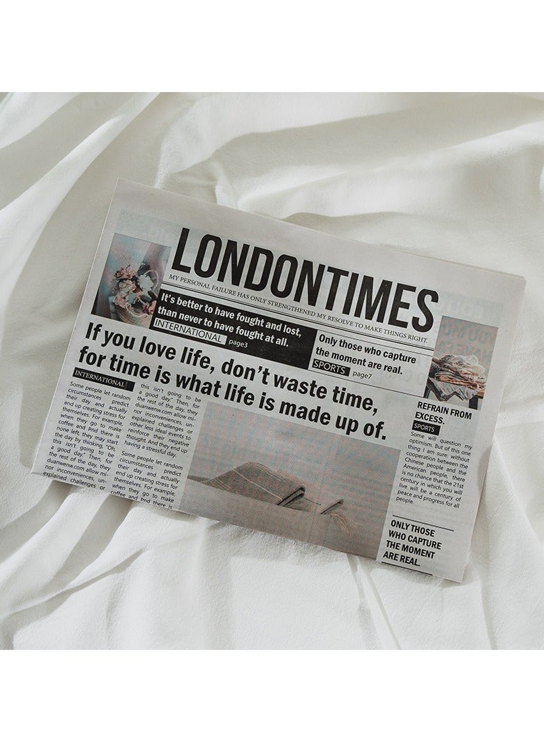 وينر 3 قطع من دعامات التصوير الفوتوغرافي لصحيفة إنجليزية، ملابس عصرية، ديكور منزلي، دعامات خلفية لتصوير الطعام، ورق تغليف الزهور، ديكورات الأجواء - Image 5