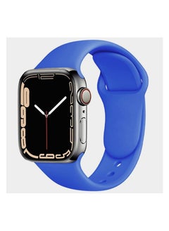 Generic Apple Watch Band 41mm Soft Silicone Sport Band Replacement Wrist Strap Compatible for iWatch Apple Watch Series 7 Nike+,Sport,Edition  - Image 1