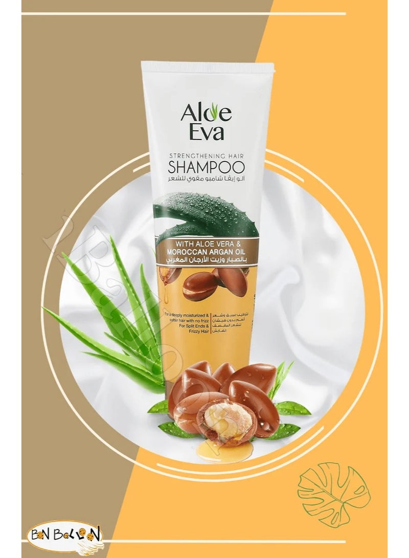 ألو إيفا شامبو يعزز قوة الشعر بزيت الأرغان المغربي وزيت الصبار - 230 مل - Image 3