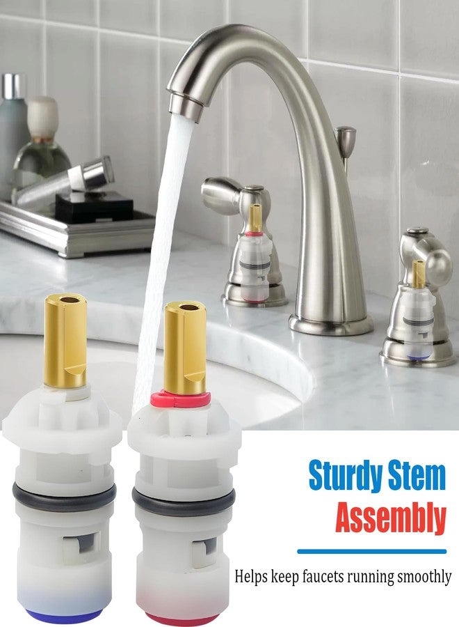 CatemRC Faucet Cartridge Replacement, Ceramic Stem Disc Faucet Cartridges, Hot Plastic Ceramic Stem for Delta, Glacier Bay, Danze - Image 5