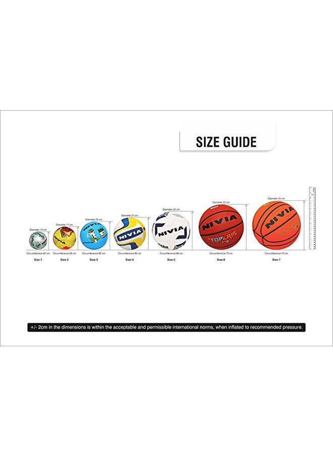 Nivia Top Grip Basketball | Size: 5 | Rubberized Moulded | for Adults | Panels 8 | Machine Stitched | Suitable for Hard Surface, Wooden Flooring, Indoor Synthetic Surface  - Image 5