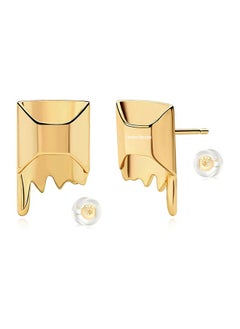 Women Earrings Gold Stud 14K Gold Filled Small Simple Handmade Hypoallergenic Everyday Jewelry