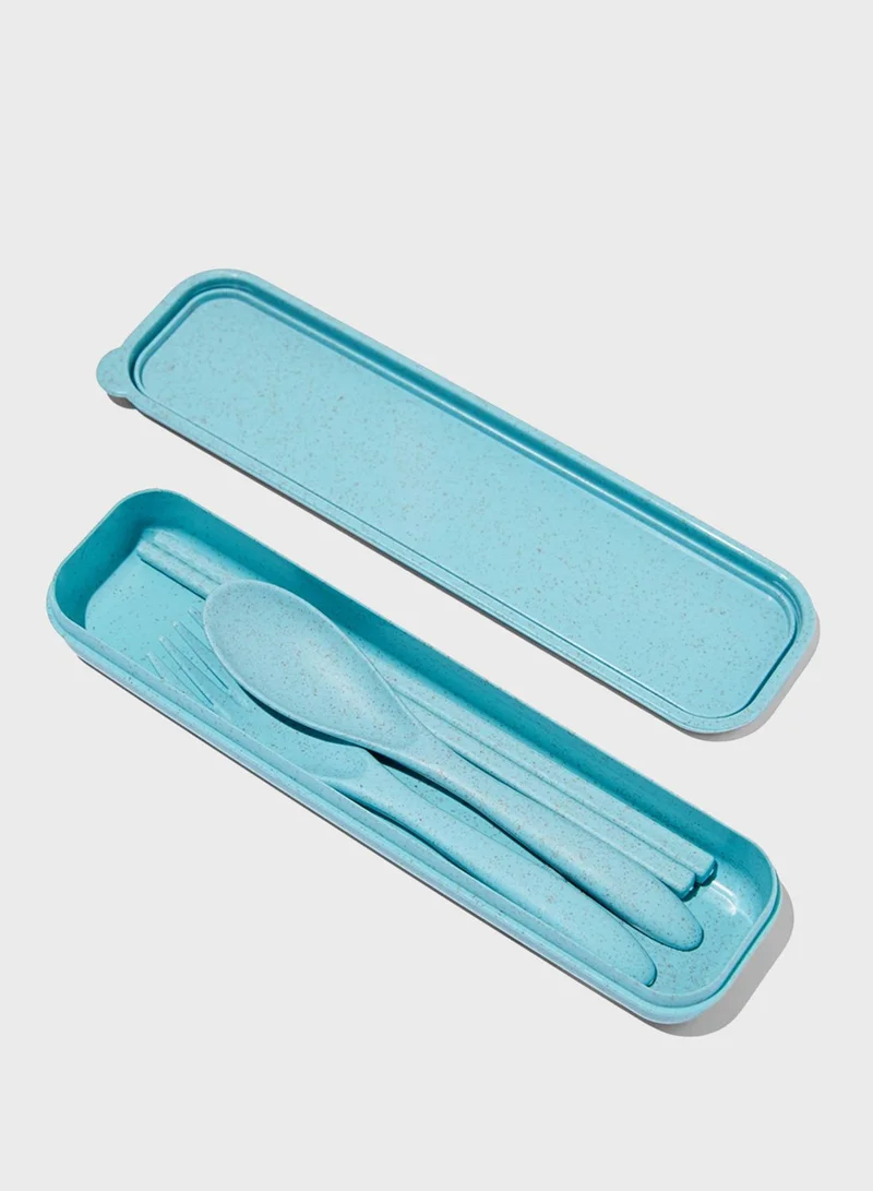 Cotton On Kids Wheatstraw Cutlery Set