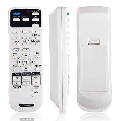 OMAIC Projector Remote Control for Epson Projectors Home Cinema EB EMP EX VS H BrightLink Powerlite Series - Image 1
