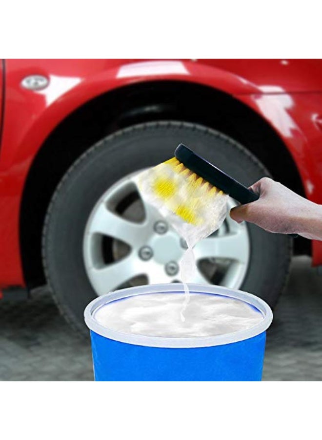 Generic FineGood 2 Set Wheel & Tire Brush Cleaner for Car, Wheel Brushes for Cleaning Wheels Auto Wheel Cleaning Brush Bristle Brush Cleaning Tools  - Image 4