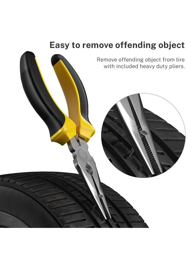 AUTOWN Flat Tire Repair Kit with Plugs 31 Pcs for Car, Motorcycle, ATV, Jeep, Truck, Tractor Flat Tire Puncture Repair - Image 3