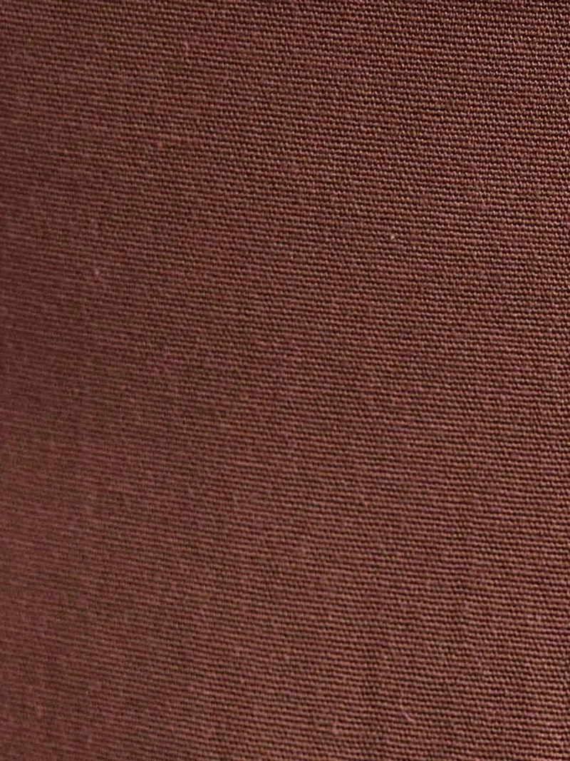 Hiccup Chestnut Brown Linen Blend Chocolate Brown Skirt for Women | Best Price UAE