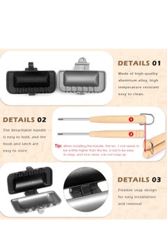 Generic Double-Sided Nonstick Sandwich Maker & Hot Dog Toaster - Versatile Grilled Cheese and Breakfast Pan for Pancakes, Omelets, Toast, and More! Perfect for Quick and Easy Meals.  - Image 3