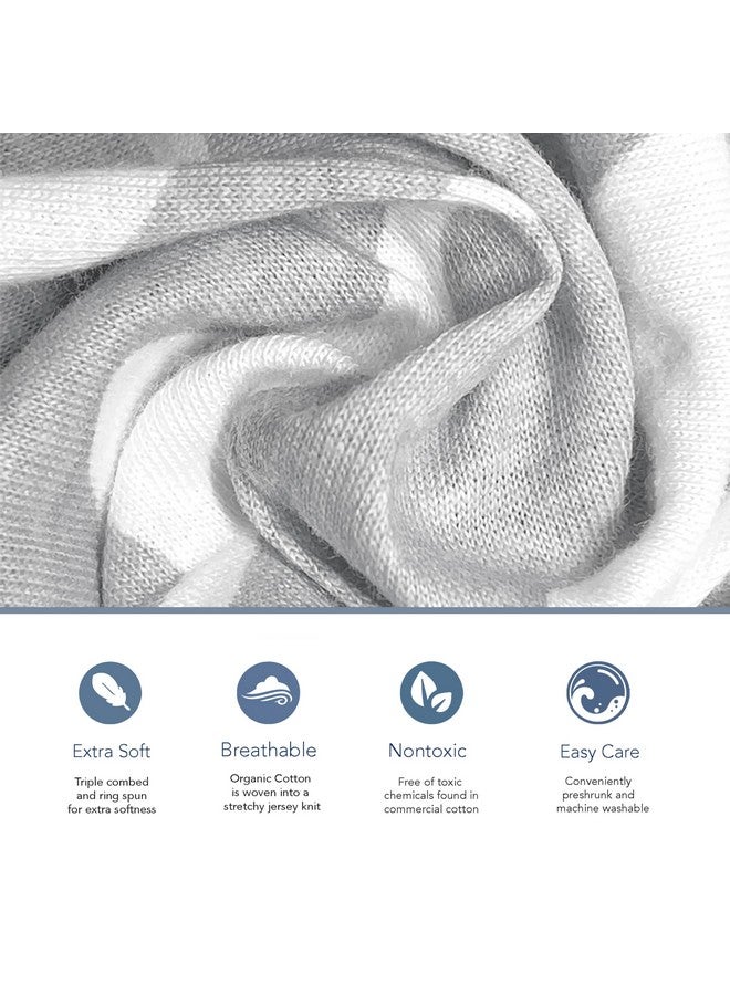 Cambria Baby 100% Organic Cotton Fitted Sheets For Graco Pack N Play, Babyletto, Pamo Babe, Hiccapop, Dream On Me, Evenflo, Baby Trend, Hygge Hush Portable/Mini Crib/Playards, Beka Bedside Bassinet 2 Pk - Image 5