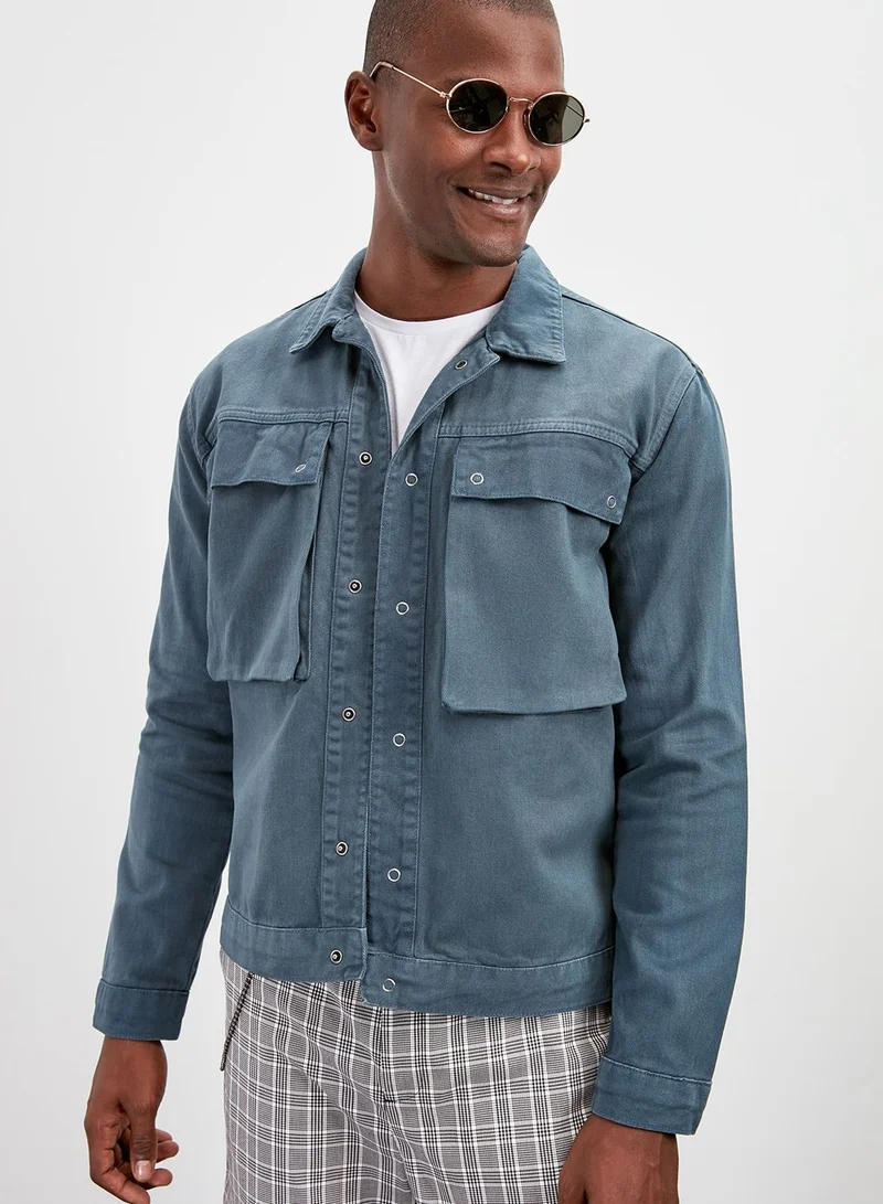 trendyol Pocket Detail Trucker Jacket