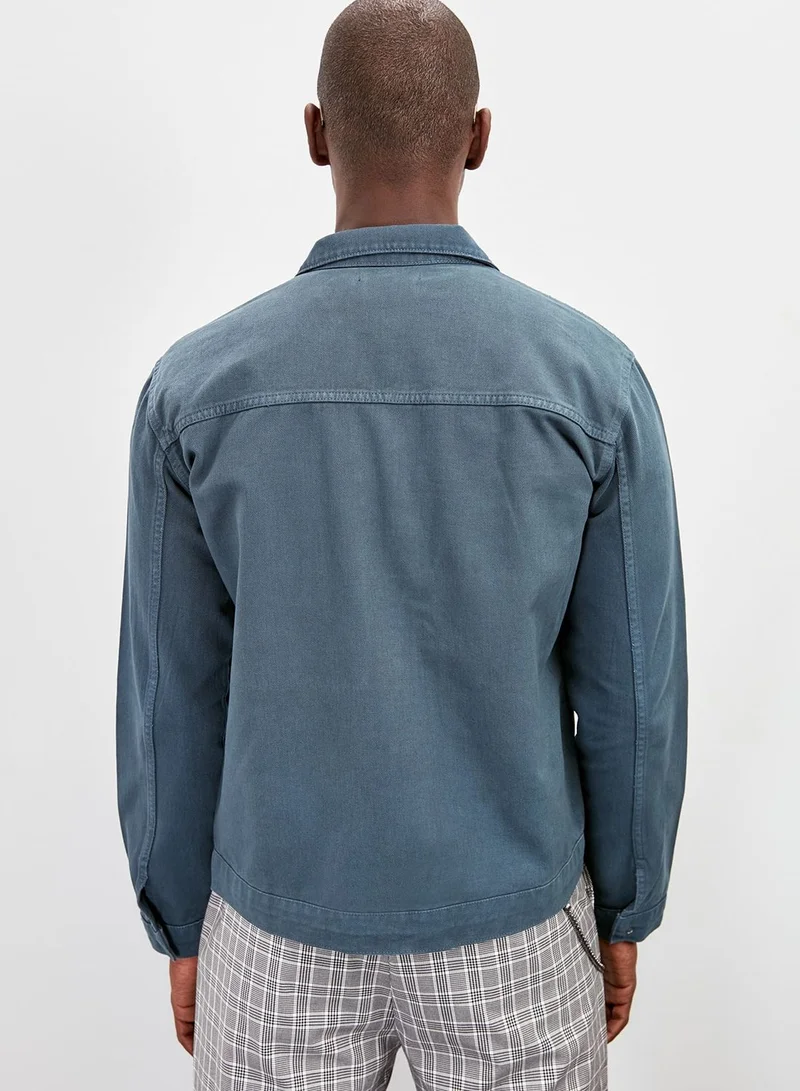 trendyol Pocket Detail Trucker Jacket