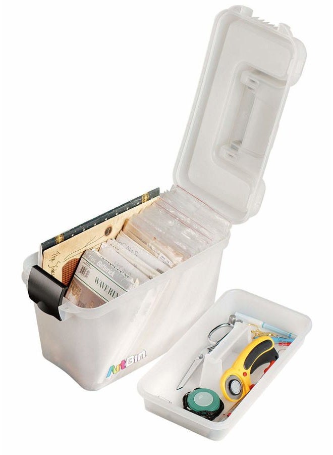ArtBin Sidekick Polypropylene Storage Box, 15 x 10 x 7.75-Inch Size, Clear - Image 5