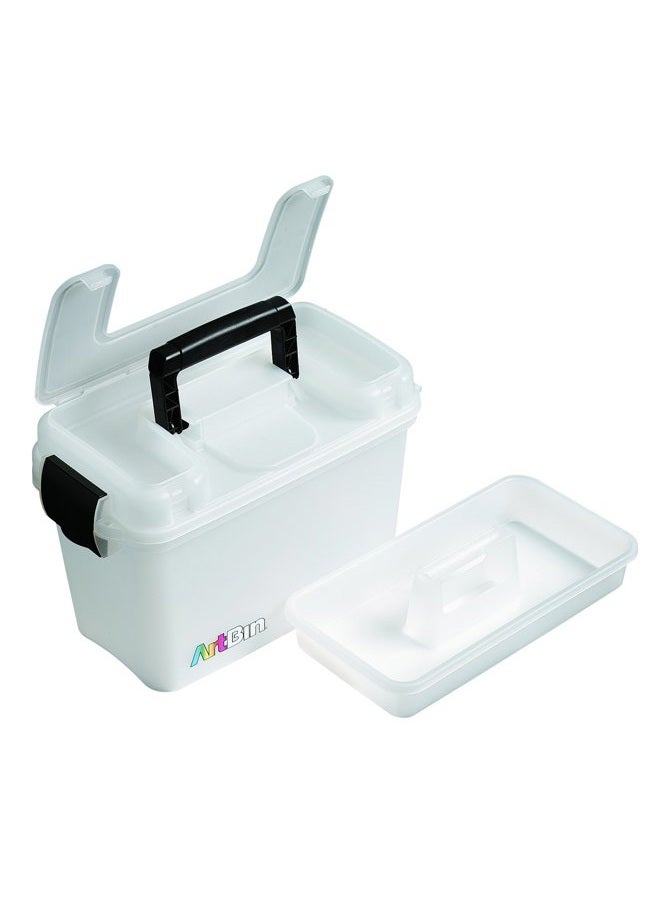 ArtBin Sidekick Polypropylene Storage Box, 15 x 10 x 7.75-Inch Size, Clear - Image 1