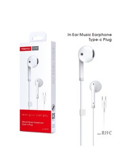 TRANYOO TRANYOO Type C Earphone, with Microphone Volume Control Bass Stereo in-Ear Earphones Wired, Compatible with iPad Pro iPhone 15 Pro Samsung S24 Ultra S23 Ultra S22 S21 and All TypeC Jack Devices 