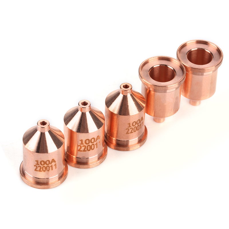 5 pcs/set 220011 Plasma Cutter Cutting Torch Consumables Nozzle Tips Kit for MAX1650 - Image 5