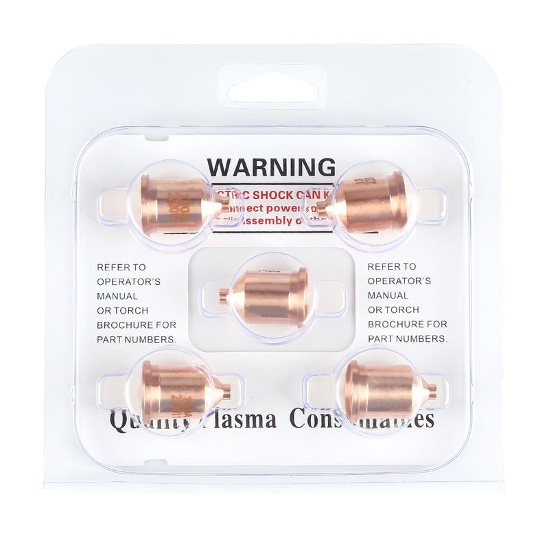 5 pcs/set 220011 Plasma Cutter Cutting Torch Consumables Nozzle Tips Kit for MAX1650 - Image 2