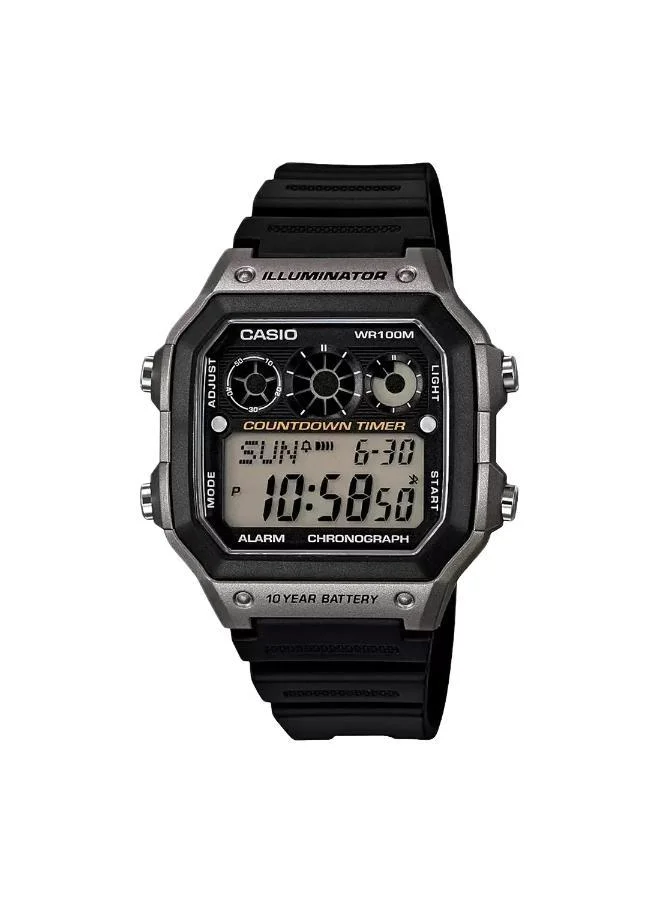 CASIO Men's Resin Digital Watch AE-1300WH-8AVDF - 42.1 mm
