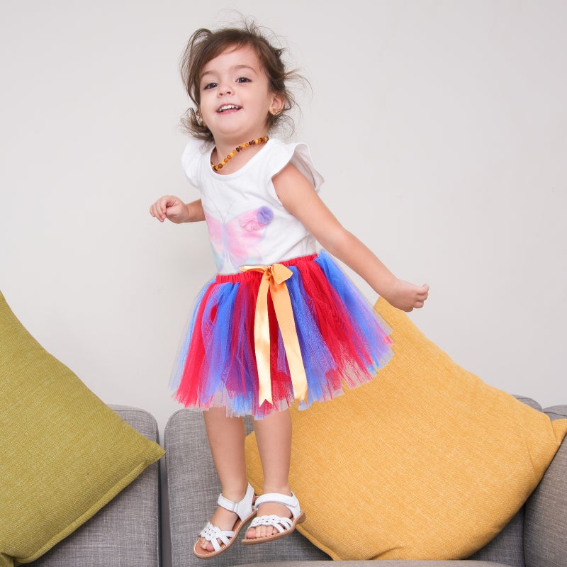 🧸 تنورة توتو متعددة الطبقات من التول مثالية للرقص والعروض - Image 4