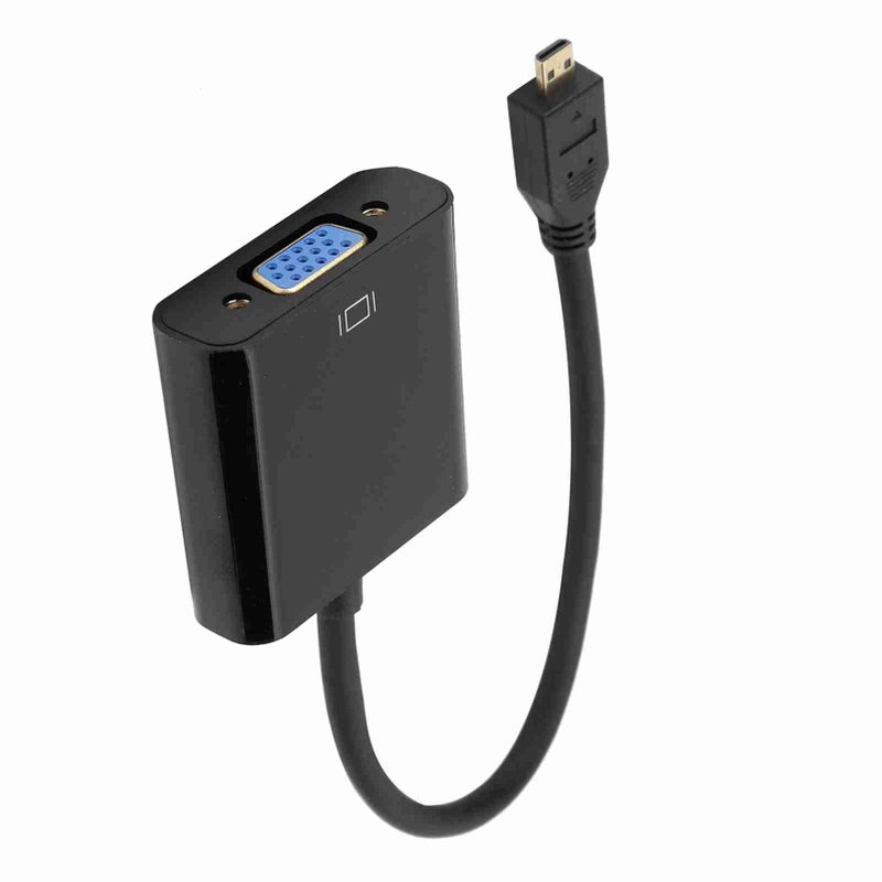 Micro HDMI to VGA Video Converter Adapter 1080P for Raspberry Pi 4B with Power Supply FunctionMicro HDMI to VGA - Image 4