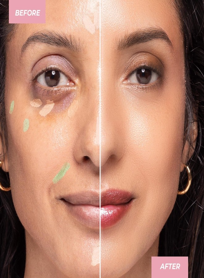 MCoBeauty مصحح لون 4 في 1، وردي، يضيء، يرطب، يخفي ويصحح، مستحضرات تجميل نباتية، خالية من التجارب على الحيوانات - Image 3