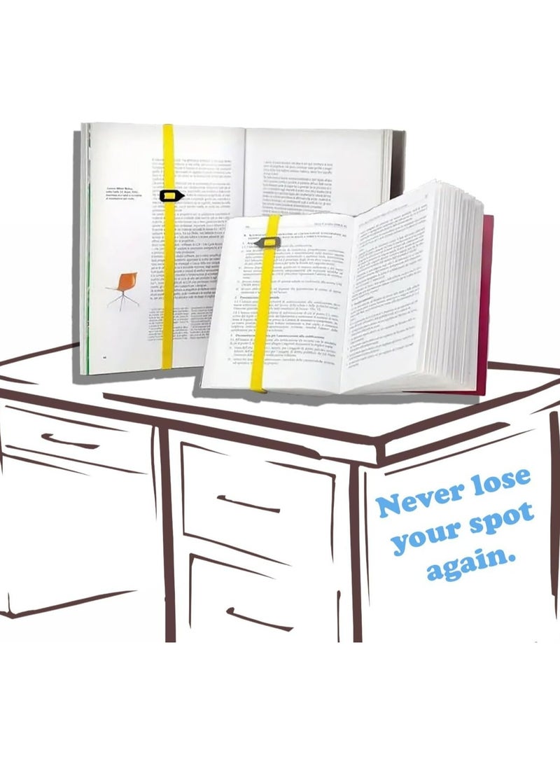 Oasisgalore Bookmark - Elastic Straps, Universal Fit, Sliding Word Pointer  - Image 5