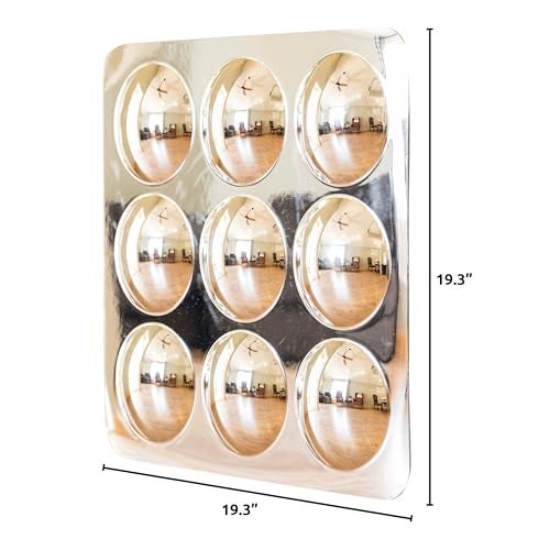 Spark & Wow Sensory Wall Toddler Mirror | Large | 9 Bubbles | for Ages 6m+ | Easy-to-Clean Acrylic | Stimulate Cognitive Development - Image 3
