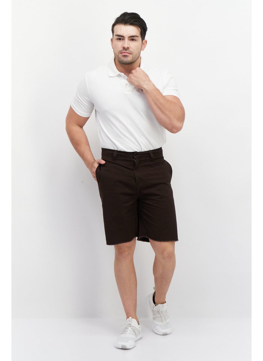 Men Regular Fit Plain Short, Brown - pzsku/ZF9B05AB599A17E4A2D58Z/45/_/1724350967/b9c6b29a-dafd-4c3d-866f-20ed49ecd780