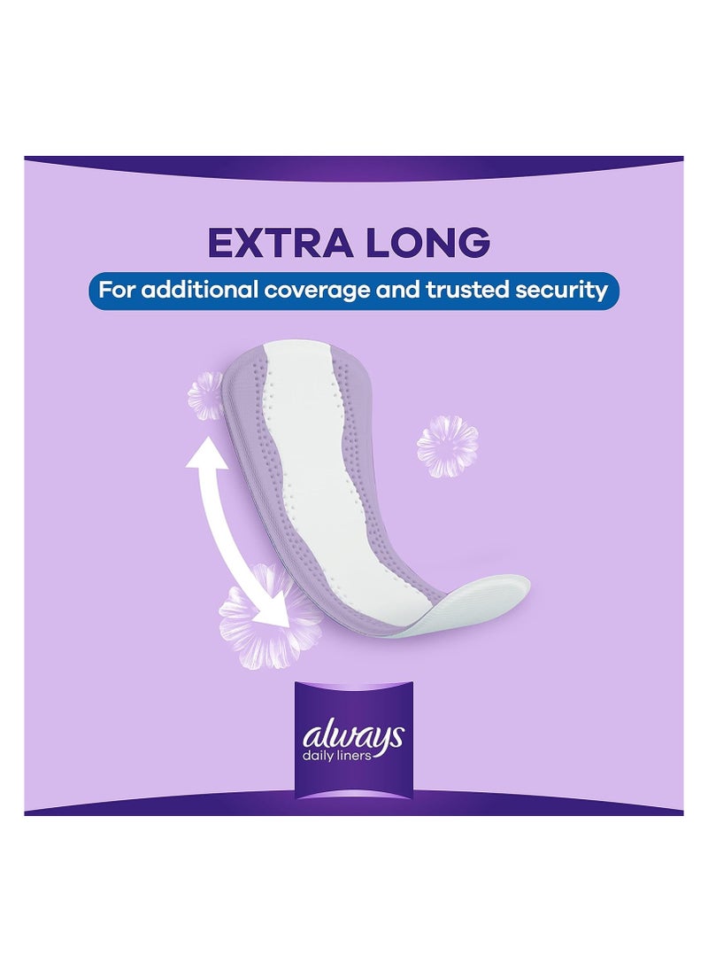 Extra Protect Daily Liners Large Scented 48 Piece