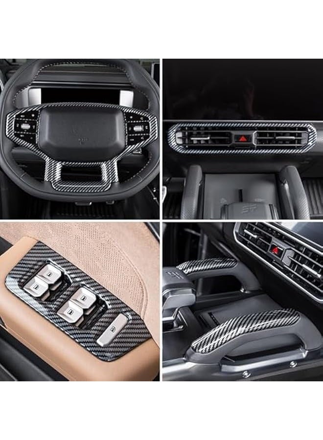 توبليو تغطيات ألياف الكربون الداخلية من ABS بلاستيك لجيتور T2 2024 2025 (اختر الكل) - Image 2