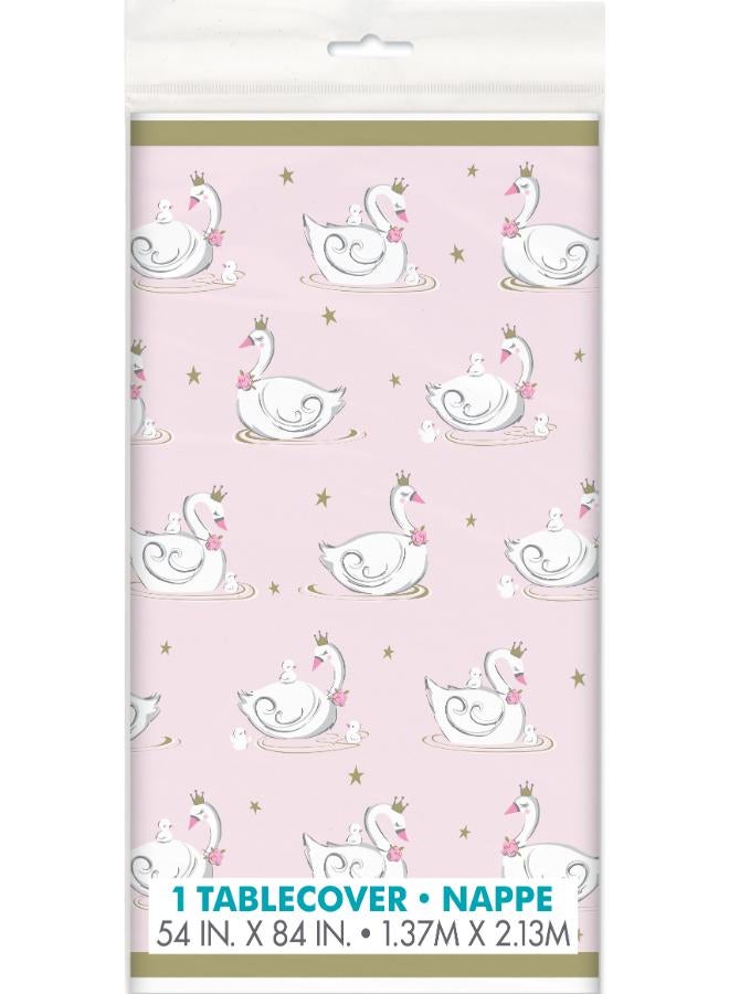 Unique Swan Birthday Table Cover - Image 3