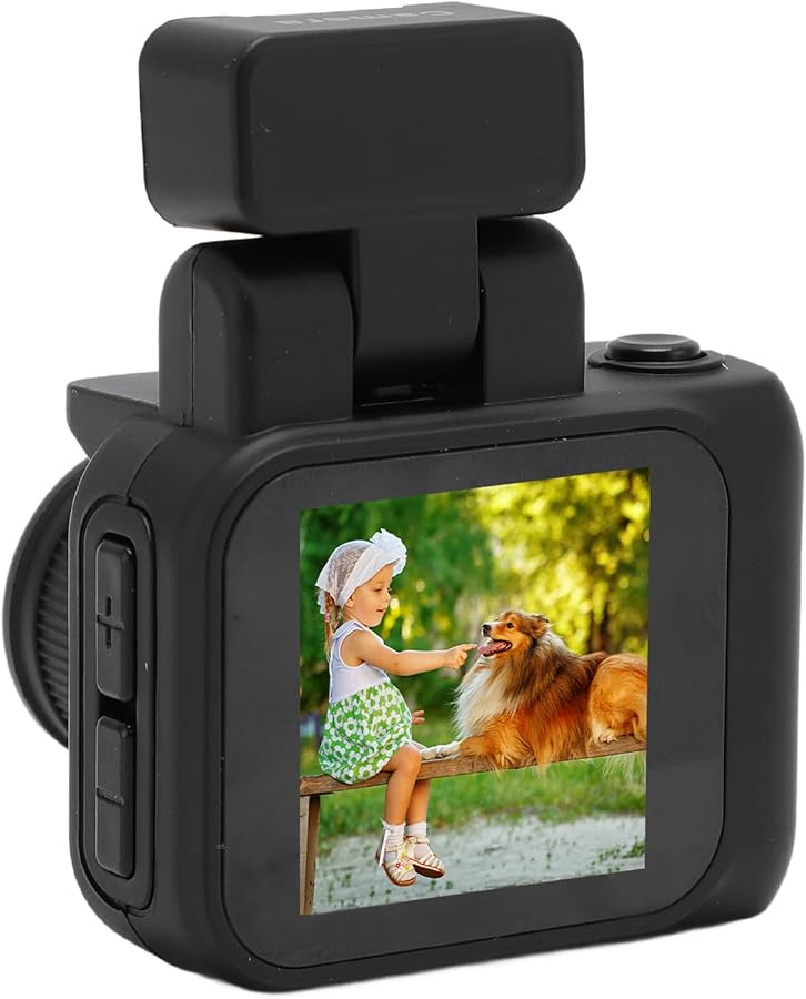 Super Mini Keychain Camera 1 44 Inch Screen 1080p Video Recorder 350mAh Battery 512GB Expandable - Image 1