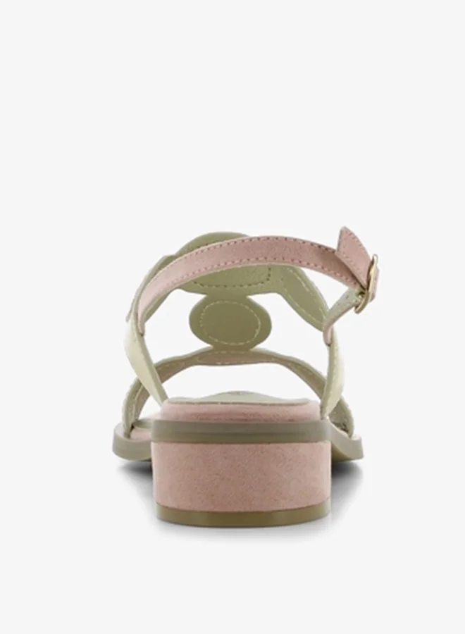 SJ Women's Colourblock Sandals with Hook and Loop Closure