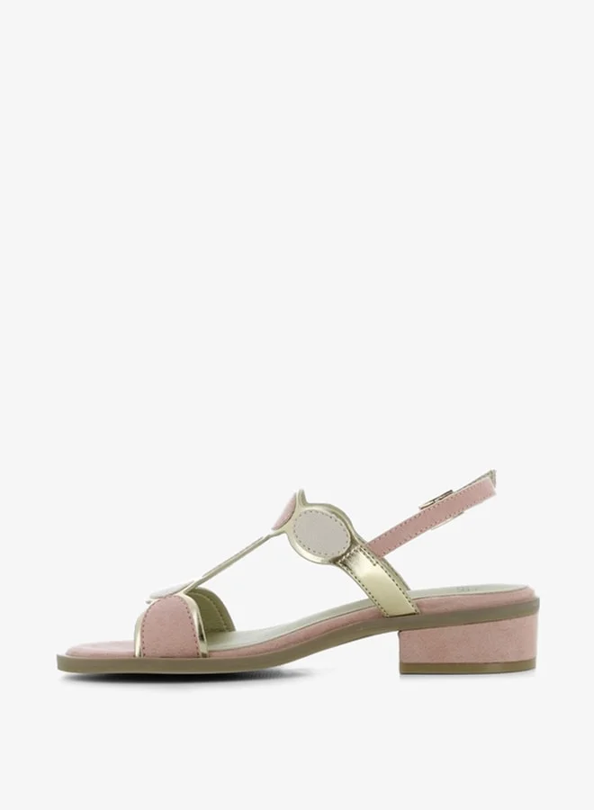 SJ Women's Colourblock Sandals with Hook and Loop Closure