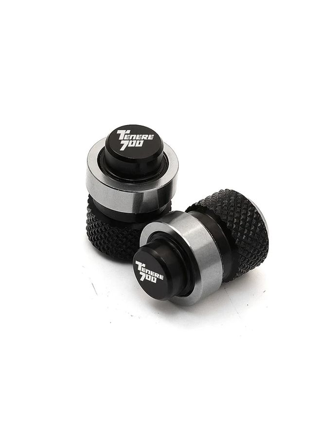 CNC Aluminum Tire Valve Caps Air Valve Cap Tire Lever Black for Motorcycle 2019 2022 - Image 5